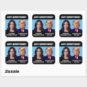 Sticker Carré Kamala Harris Procureur Trump Felon (Feuille)