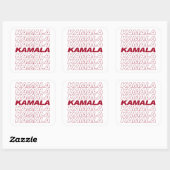 STICKER CARRÉ KAMALA KAMALA KAMALA (Feuille)