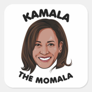 STICKER CARRÉ KAMALA LA MOMALA