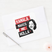 Sticker Carré Kamala me fait Holla - (Enveloppe)