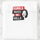 Sticker Carré Kamala me fait Holla - (Sac)