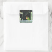 Sticker Carré Kandinsky - Au repos (Sac)