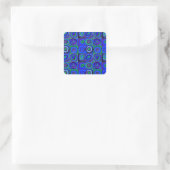 Sticker Carré Kandinsky Farbstudie Blue Quadrate Square Circle (Sac)