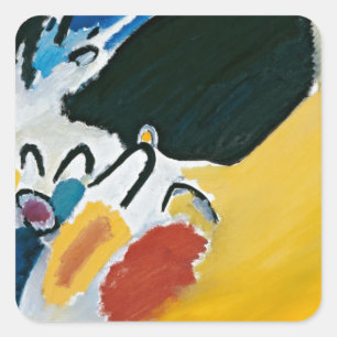 Sticker Carré Kandinsky Impression III Concert Peinture Abstrait