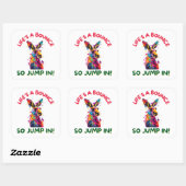 Sticker Carré Kangaroo (Feuille)