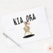 Sticker Carré Karaoké kiwi (Enveloppe)