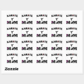 Sticker Carré Karate MOM (Feuille)
