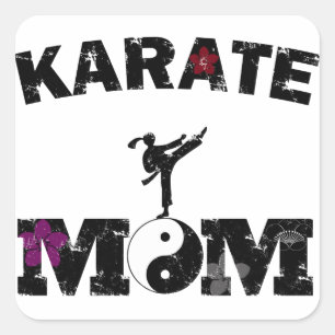 Sticker Carré Karate MOM