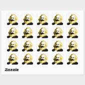 Sticker Carré Karl Marx (Feuille)