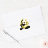 Sticker Carré Karl Marx (Enveloppe)