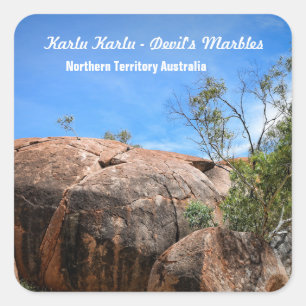 Sticker Carré Karlu Karlu "Les billes du diable"