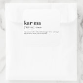 Sticker Carré Karma (Sac)