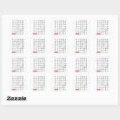 Sticker Carré Katakana (Feuille)