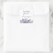 Sticker Carré Katherine Favor Mariage Succulent (Sac)