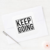Sticker Carré Keep Going (Enveloppe)