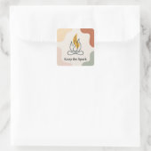 Sticker Carré Keep The Spark (Sac)