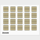 Sticker Carré Kele ~ Sparrow (Feuille)