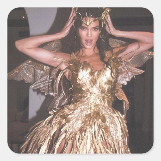 Sticker Carré Kendall Jenner Fairy (Devant)