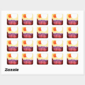 Sticker Carré Kepler Space Voyage Destination Planète Aventure (Feuille)