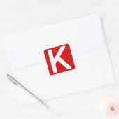 Sticker Carré Keras : La bibliothèque Python Deep Learning (Enveloppe)
