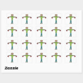 Sticker Carré Kettlebell (Feuille)