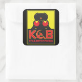 STICKER CARRÉ KGB (Sac)