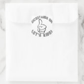 Sticker Carré Kickstand Up Let’s Ride (Sac)