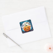 Sticker Carré Kine de Halloween (Enveloppe)