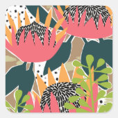 Sticker Carré King Protea I (Devant)