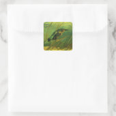 Sticker Carré Kingfisher par Vincent van Gogh (Sac)