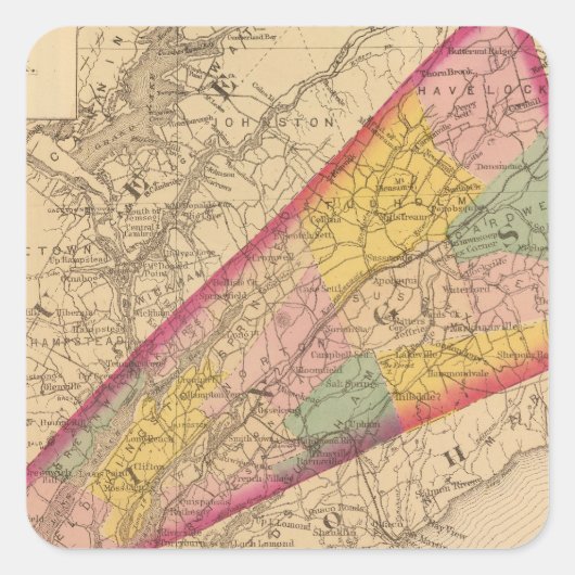 Sticker Carré Kings Co., NB (Devant)