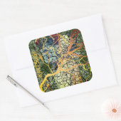 Sticker Carré Kintsugi (Enveloppe)