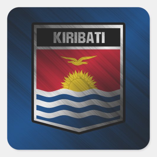 Sticker Carré Kiribati (Devant)