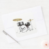 Sticker Carré Kit tambour (Enveloppe)