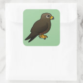 Sticker Carré Kite noir (Sac)