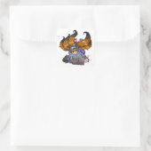 Sticker Carré Kitsune (Sac)