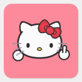 Sticker Carré Kitty (Devant)