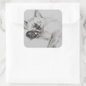 Sticker Carré Kitty 'Baby' (Sac)