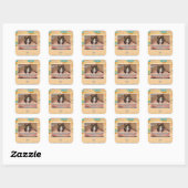 Sticker Carré Kitty Concerné (Feuille)