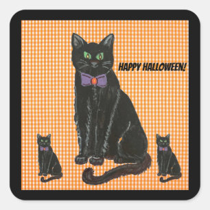 Sticker Carré Kitty, Kitty, Kitty Coussin
