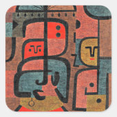 Sticker Carré Klee - Exotique (Devant)