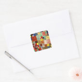 Sticker Carré Klee - Flore sur Sable (Enveloppe)