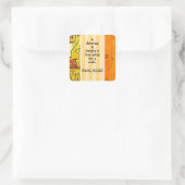 Sticker Carré Klee - oeuvre Abstraite et citation, (Sac)