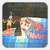 Sticker Carré Klee - The Seafarer, (Devant)