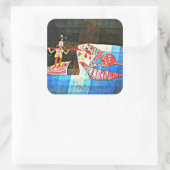 Sticker Carré Klee - The Seafarer, (Sac)