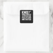 Sticker Carré Knee Surgery Completed Recovery Mode (Sac)