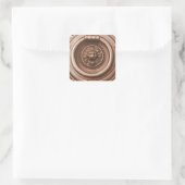 Sticker Carré Knock - Barcelona Old Quarter Porte Knocker (Sac)