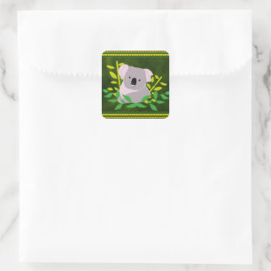 Sticker Carré Koala
