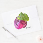 Sticker Carré Kohlrabi (Enveloppe)
