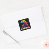 Sticker Carré Komodo Dragon (Enveloppe)